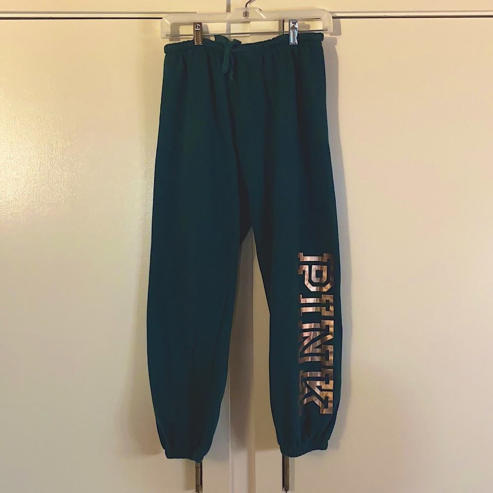 Victoria’s Secret Dark Green Jogger Sweatpants